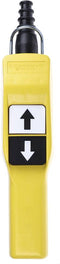 Schneider Electric XACA205 XACA205 Hangknop 2 knoppen Geel Druk-ontgrendeling 1 stuk(s)