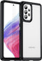 Podec Samsung Galaxy A53 - Telefoonhoesje - Anti-Shock Case Cover met 2x Screenprotector - Zwart Transparant (2 stuks)