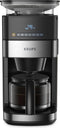 Krups Grind Aroma KM8328 - Koffiezetapparaat met koffiemolen - 10-15 kopjes - RVS details