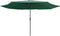 vidaXL - Parasol - met - metalen - paal - 390 - cm - groen