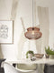 GOOD&MOJO Hanglamp Zanzibar - Rotan Zwart - Ø40x30cm - Modern - Hanglampen Eetkamer, Slaapkamer, Woonkamer