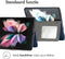 imoshion Hoesje Geschikt voor Samsung Galaxy Z Fold 4 Hoesje Met Pasjeshouder - imoshion Luxe Bookcase - Donkerblauw