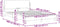 vidaXL - Bedframe - met - hoofdbord - kunstleer - wit - 140x190 - cm