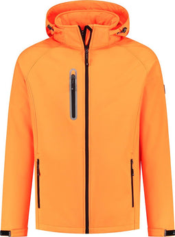 Kjelvik Kevan - Softshelljas Heren - 4-way stretch - Oranje - Maat 3XL