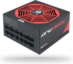 Chieftec PowerPlay - Voeding 850 W - 80 PLUS Platinum - Zwart Rood