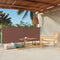vidaXL - Tuinscherm - uittrekbaar - 117x300 - cm - bruin