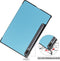 3-Vouw sleepcover hoes - Geschikt voor Samsung Galaxy Tab S7 / Tab S8 - Lichtblauw