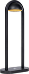 Atmooz - Tafellamp Mika - Zwarte Leeslamp - Geïntegreerde LED - Slaapkamer / Woonkamer / Eetkamer - Hoogte 41cm - Industrieel - Metaal
