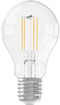 E27 LED-lamp - CALEX - STANDAARD A60 - Rechte gloeidraad - 7 W - 806 lm - 2700 K - Dimbaar - Transparant
