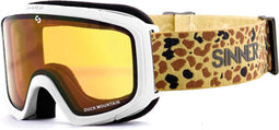 SINNER Duck Mountain - Skibril - Dubbele lens met anti-condens - Mat Wit - Unisex
