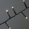 Konstsmide 3872-100 - Micro LED lichtsnoer 'Cluster' - 2000 warm witte LED's - zwart