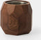 Oakywood Geometric Pen Pot - Walnoot - Luxe Massief Houten Pennenpot Pennenbak