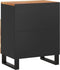 vidaXL - Nachtkastje - 50x33x62 - cm - massief - acaciahout - en - bewerkt - hout