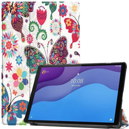 3-Vouw sleepcover hoes - Geschikt voor Lenovo Tab M10 HD Gen 2 (2e generatie) - Vlinders