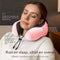 SKYCASES Travel Essentials - Nekkussen Set 3-delig - Ergonomisch Memory Foam met Oogmasker en Oordoppen - Rose