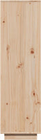 vidaXL - Hoge - kast - 89x34x116,5 - cm - massief - grenenhout