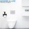 Happy Goods WC Rolhouder met Plankje - RVS - Zelfklevend zonder boren - Zwart