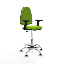 Piqueras y Crespo B2D05RT - Bureaustoel - Hoogteverstelbaar met armleuning - Pistache
