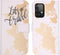iMoshion Hoesje Geschikt voor Samsung Galaxy A52 (5G) / A52s / A52 (4G) Hoesje Met Pasjeshouder - iMoshion Design Softcase Bookcase - Wit / Meerkleurig / Goud / Let's Go Travel White