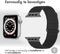 imoshion Magnetisch lederen bandje - Geschikt voor Apple Watch 1, 2, 3, 4, 5, 6, 7, 8, 9, 10 (42 mm), SE - 38/40/41 mm - Zwart - One Size