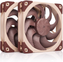 Noctua NF-A12x25 G2 PWM Sx2-PP - 120mm Ventilator - 1800 RPM 63,20 CFM (2 stuks)
