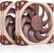 Noctua NF-A12x25 G2 PWM Sx2-PP - 120mm Ventilator - 1800 RPM 63,20 CFM (2 stuks)