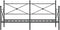 vidaXL - Slaapbank - zonder - matras - 80x200 - cm - staal - zwart