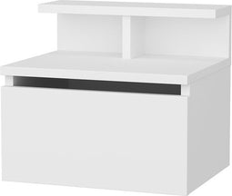 Asir Nachtkastje - Scandinavisch design - 35 x 39,8 x 31,9 cm - Wit