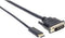 Manhattan 152471 - USB-C naar DisplayPort Adapterkabel - 1 m - Zwart
