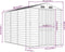 vidaXL - Tuinschuur - 191x300x198 - cm - gegalvaniseerd - staal - lichtgrijs