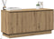 vidaXL - TV-kast - Artisan - Eik - 100x38x49 - cm - Gelaagd - Hout