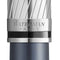 Waterman Expert Deluxe vulpen | metaal-steengrijze lak met palladium-gecoat detail | medium palladium penpunt met blauwe inkt | geschenkverpakking