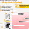Jor Quality Digitale Personenweegschaal - Slimme Weegschaal 17x Lichaamsanalyse - USB Oplaadbaar Bluetooth - Roze