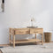 vidaXL - Salontafel - 82x48x45 - cm - bewerkt - hout