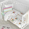 Happy Friday Duvet cover set 2 pieces Cute llamas 115x145 cm (Cot bed) Multicolor