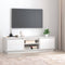 vidaXL - Tv-meubel - 140x35x40 - cm - massief - grenenhout - wit