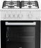 Beko FSG52010FW - Gasfornuis - 50 cm breed - Energieklasse A - Wit