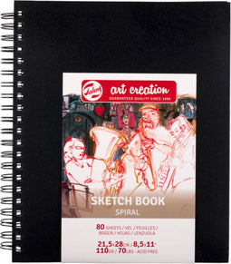 Talens Art Creation Schetsboek Spiraal 21.5 x 28 cm 110 g 80 Vellen