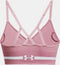 Under Armour UA Seamless Low Long Bra - Sportbeha met uitneembare cups - Pink