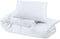 vidaXL - Dekbedovertrekset - lichtgewicht - 135x200 - cm - microvezel - wit