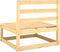vidaXL - 3-delige - Loungeset - massief - grenenhout