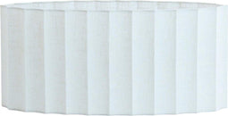 Light & Living Lampenkap ovaal Disli - Wit - 58x24x27cm - Modern