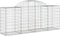 vidaXL - Schanskorven - 11 - st - gewelfd - 200x50x80/100 - cm - ijzer