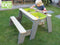 EXIT Aksent zand-, water- en picknicktafel (1 bankje)