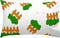 Set beddengoed HappyFriday Mr Fox Piggys Multicolour Wieg voor baby's 2 Onderdelen
