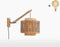 GOOD&MOJO Wandlamp Bhutan - Bamboe/Zwart - 55x44x45cm - Binnen Scandinavisch,Bohemian