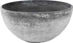 Ter Steege Bloempot/plantenpot schaal - kunststof - grijs - D55 x H23 cm