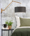 GOOD&MOJO Wandlamp Andes - Bamboe/Blauw - 95x47x55cm - Binnen Scandinavisch,Bohemian
