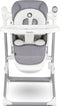 Lionelo Niles - SMART Kinderstoel 2in1 - Schommelstoel tot 15kg - Grijs