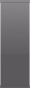 vidaXL - Wandschappen - 104x20x58,5 - cm - bewerkt - hout - hoogglans - grijs